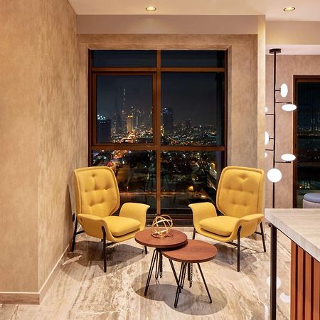 فندق ووحدات دبل تري من هيلتون دبي إم سكوير المظهر الخارجي الصورة Interior of a penthouse apartment