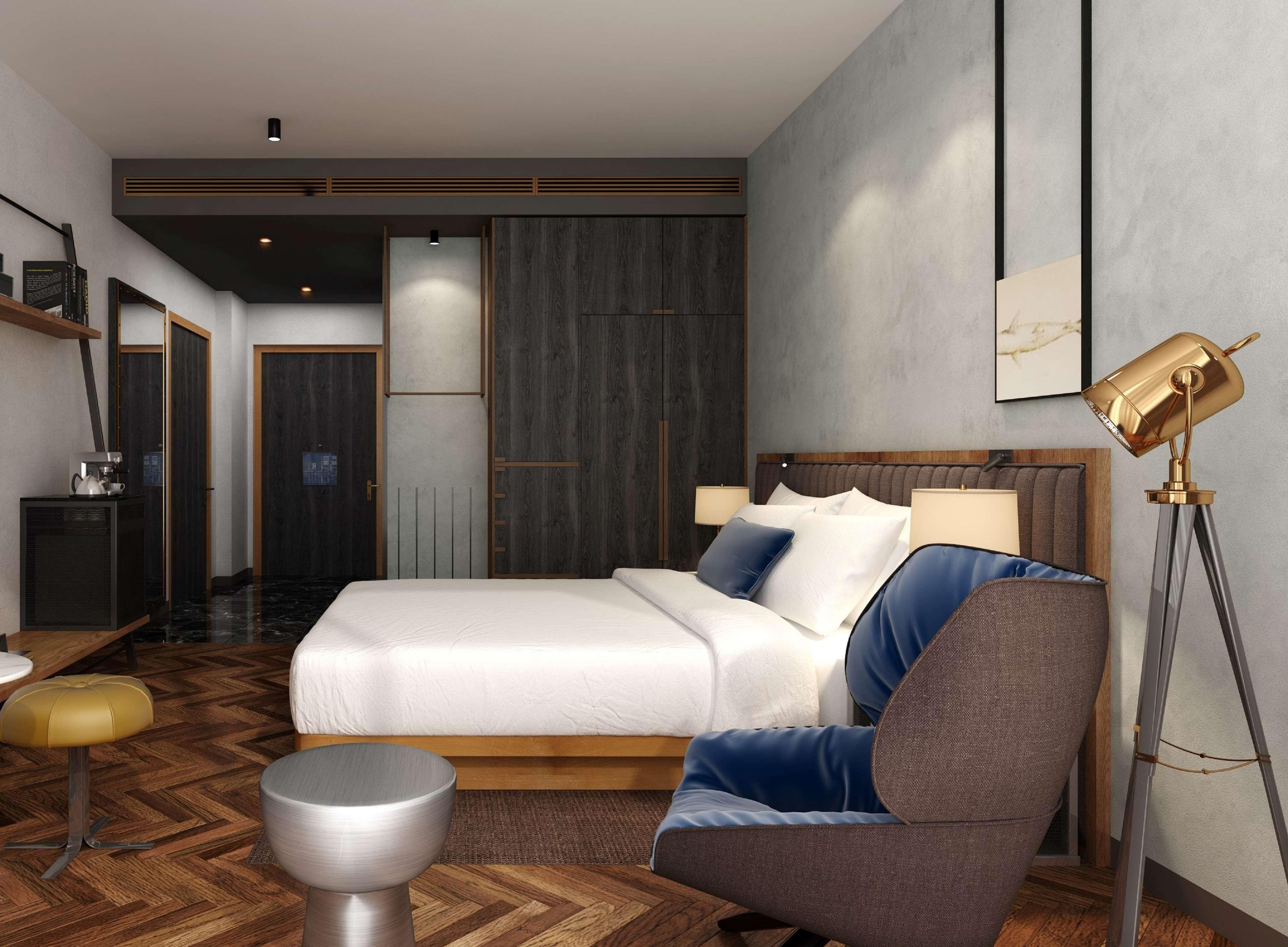 فندق ووحدات دبل تري من هيلتون دبي إم سكوير المظهر الخارجي الصورة A bedroom